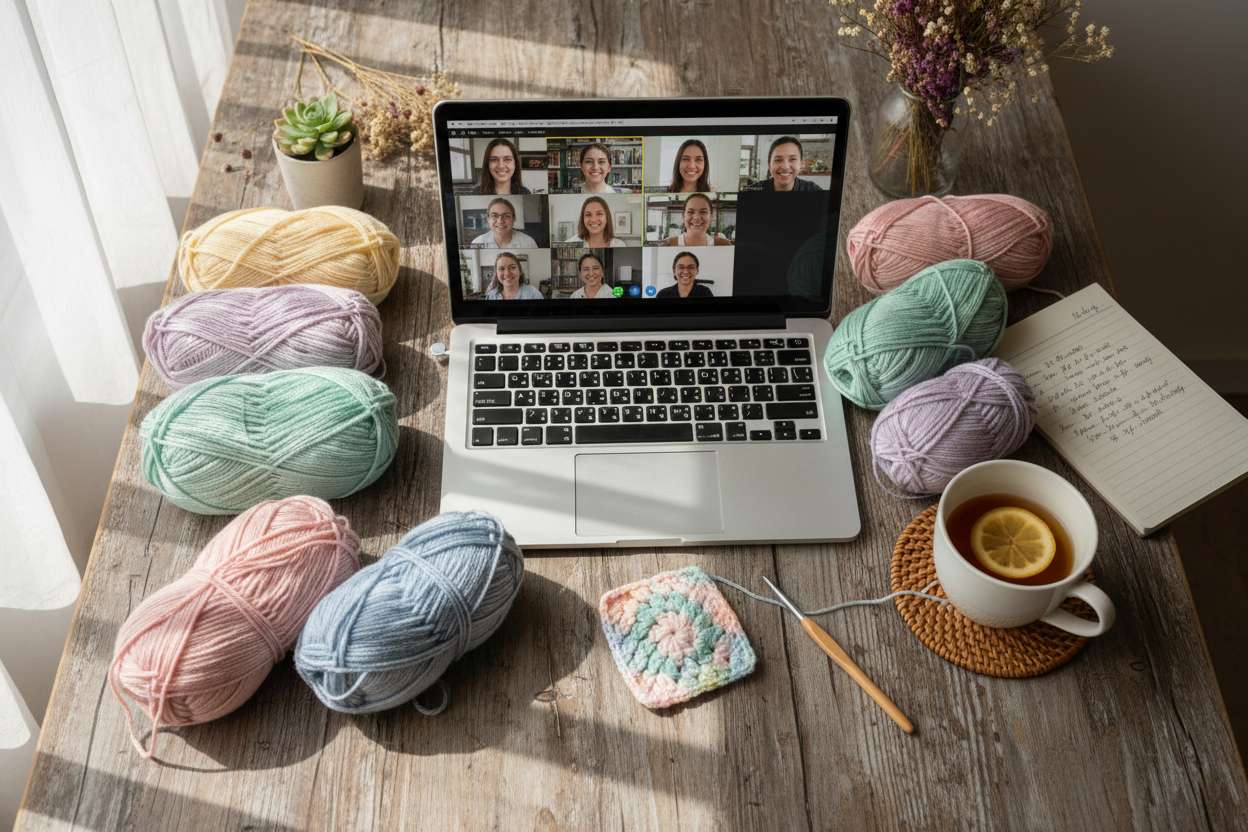 1-to-1 Zoom Crochet Class – Beginners